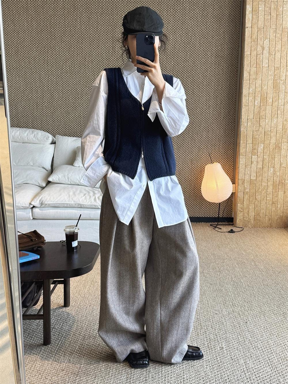 Double-Zip Knit Vest