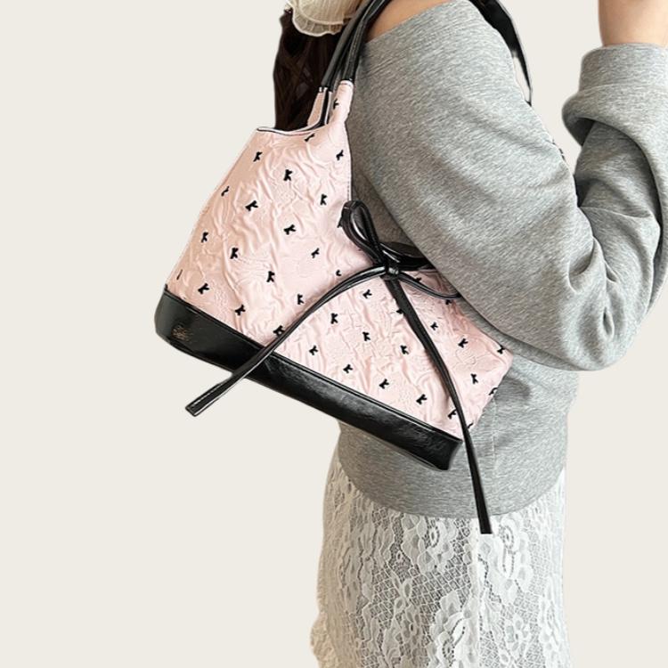 Ribbon Bucket Tote Bag